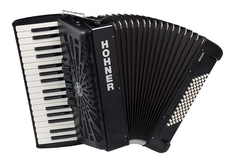 akkordeon hohner bravo iii 72 schwarz