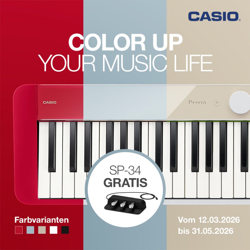 Casio Privia Digitalpiano in verschiedenen Farben