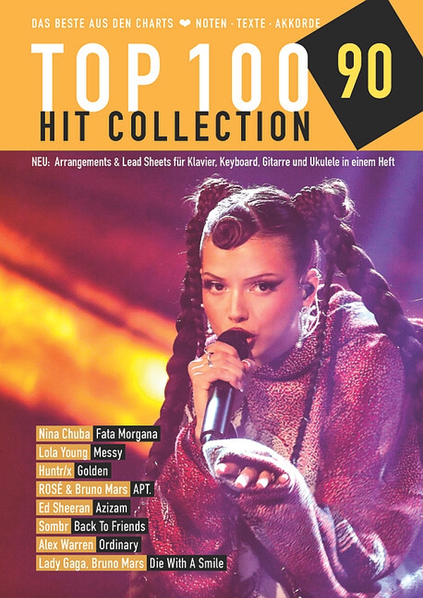 Cover Top 100 Hit Collection 90 mit Sängerin